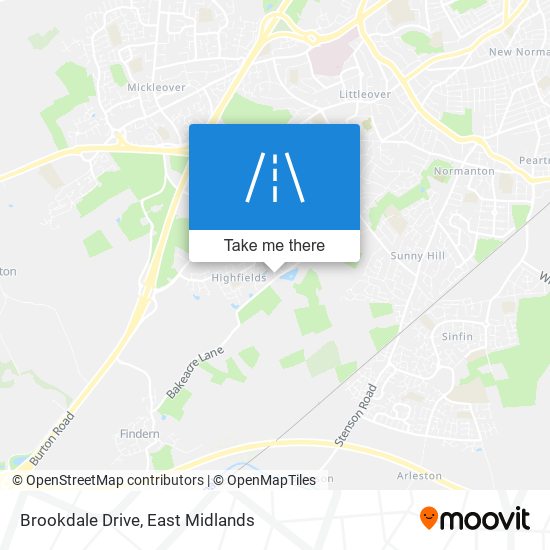 Brookdale Drive map