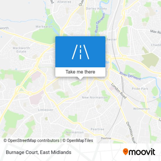 Burnage Court map