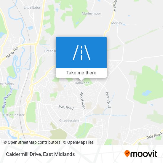 Caldermill Drive map