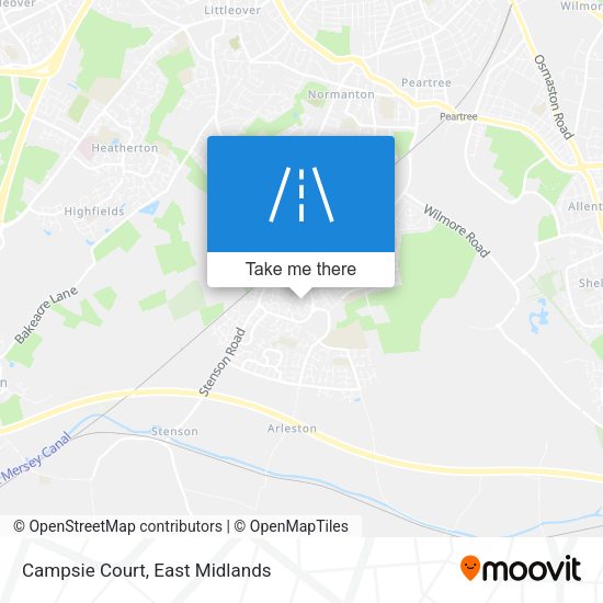 Campsie Court map