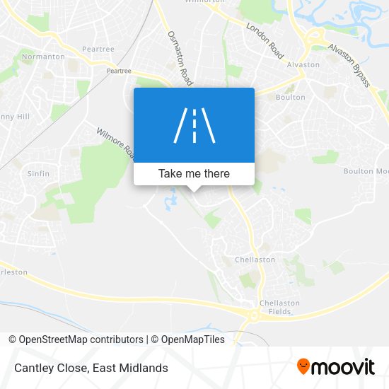 Cantley Close map