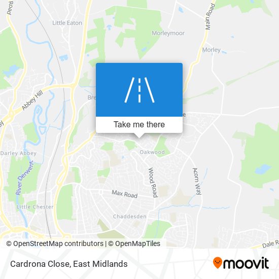 Cardrona Close map