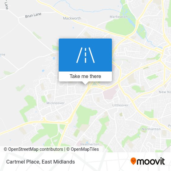 Cartmel Place map