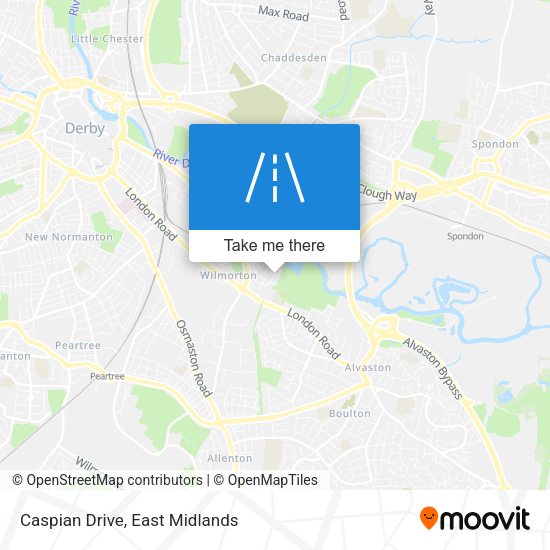 Caspian Drive map