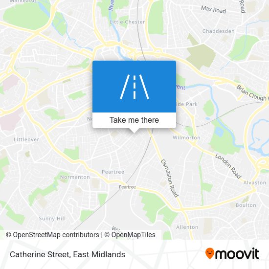 Catherine Street map