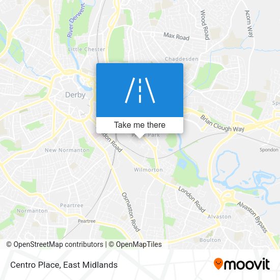 Centro Place map