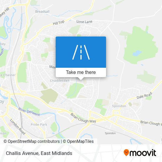 Challis Avenue map
