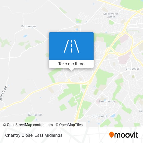 Chantry Close map