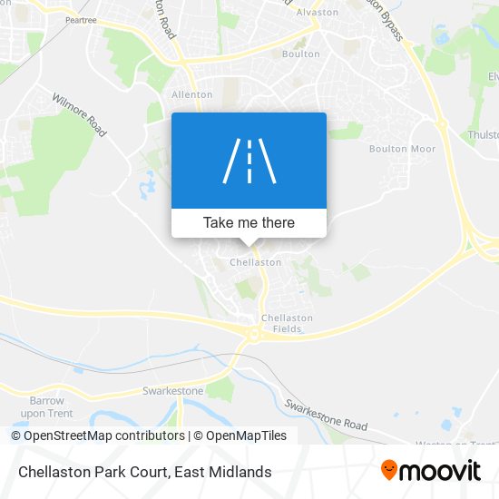 Chellaston Park Court map