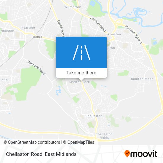 Chellaston Road map