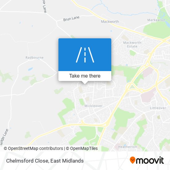 Chelmsford Close map