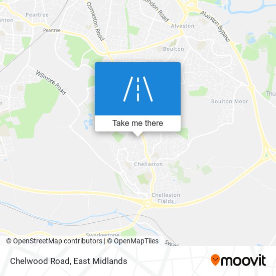 Chelwood Road map