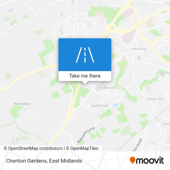 Cheriton Gardens map