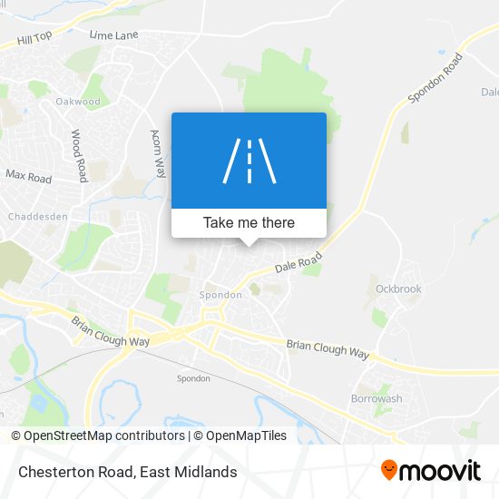 Chesterton Road map