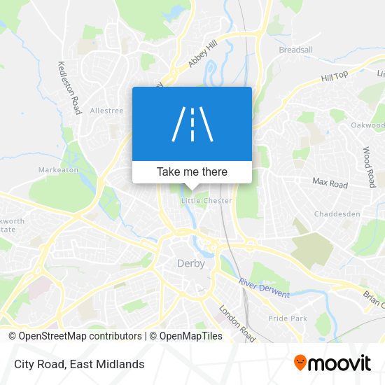 City Road map