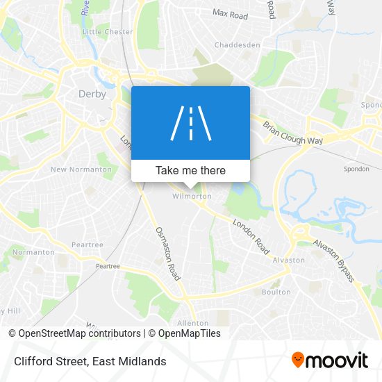 Clifford Street map