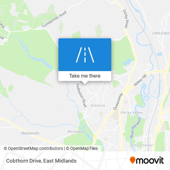 Cobthorn Drive map