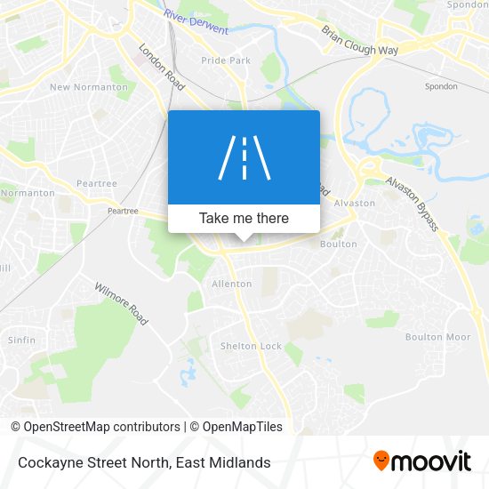 Cockayne Street North map