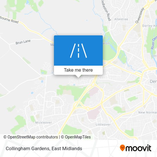 Collingham Gardens map