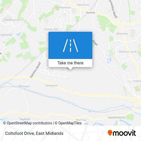 Coltsfoot Drive map