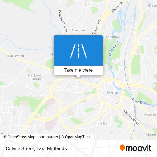 Colvile Street map