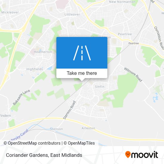 Coriander Gardens map