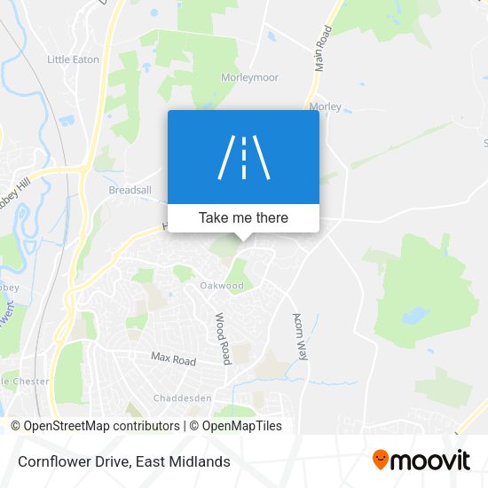 Cornflower Drive map