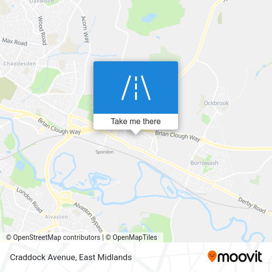 Craddock Avenue map