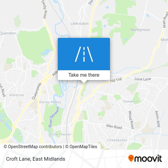 Croft Lane map