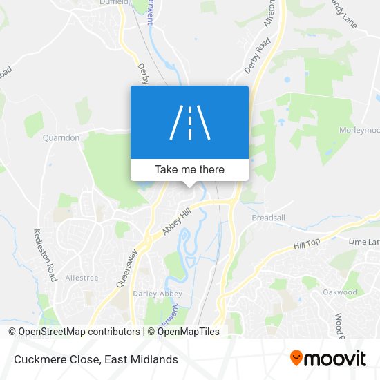 Cuckmere Close map