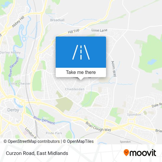 Curzon Road map