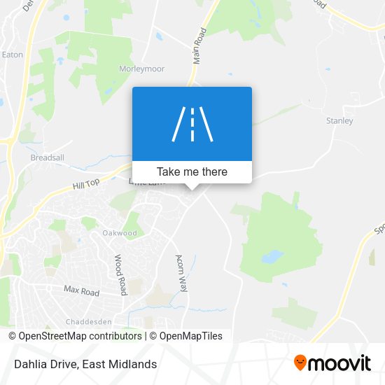 Dahlia Drive map