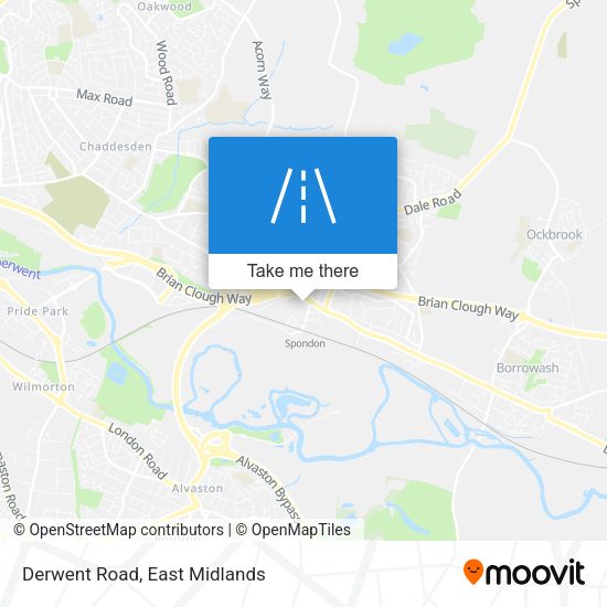 Derwent Road map