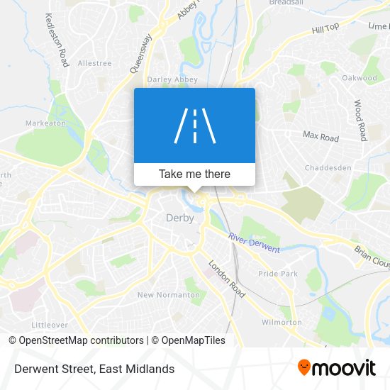 Derwent Street map