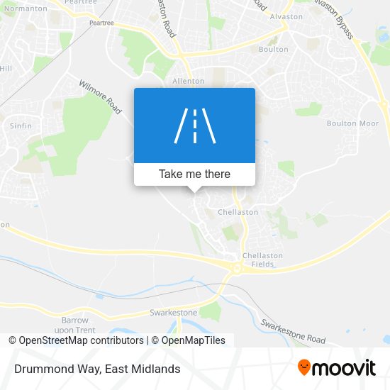 Drummond Way map