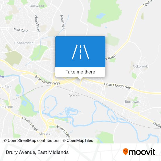 Drury Avenue map