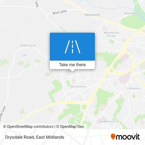 Drysdale Road map