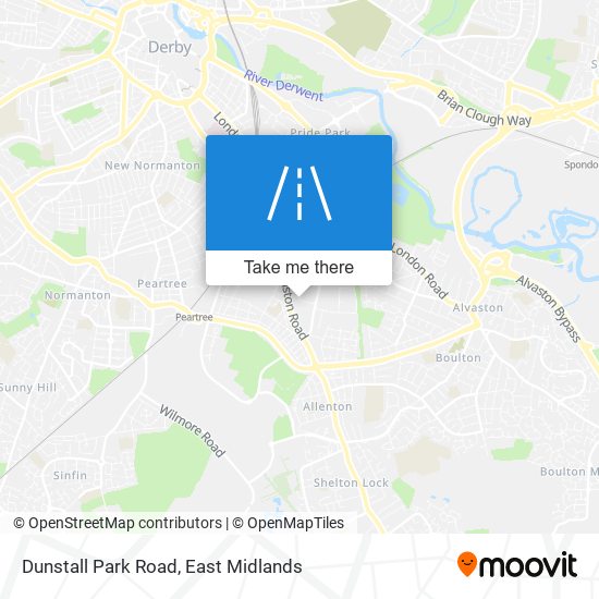 Dunstall Park Road map