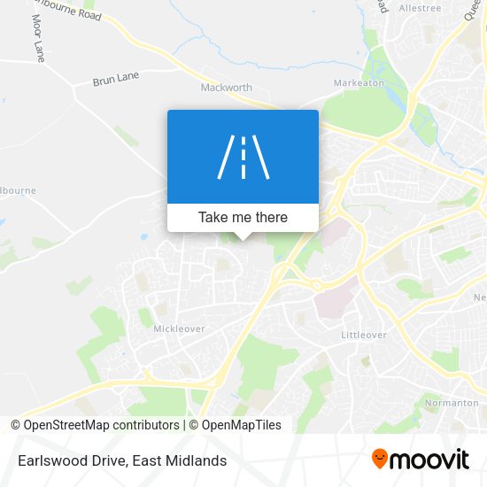 Earlswood Drive map