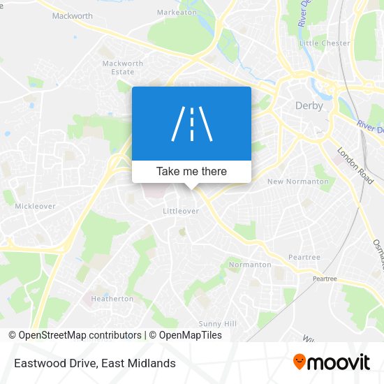 Eastwood Drive map