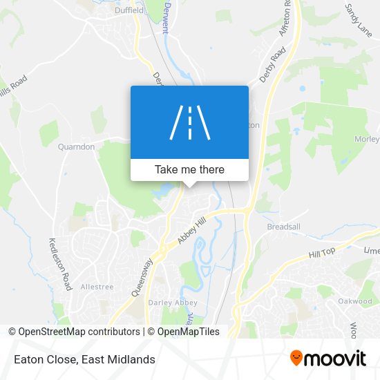 Eaton Close map