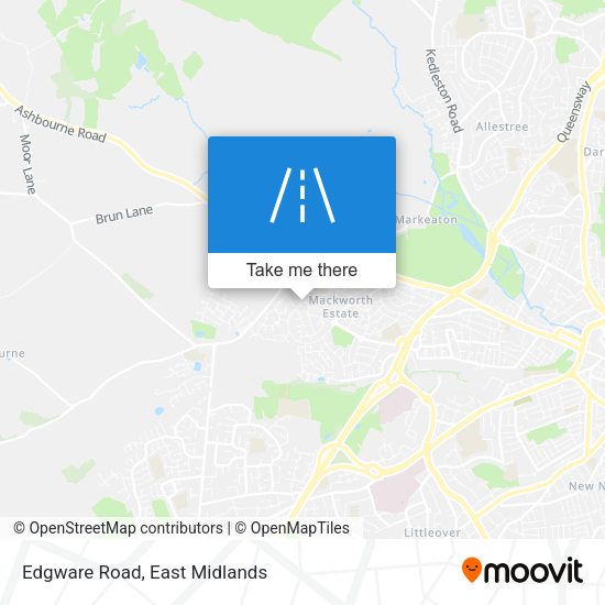Edgware Road map