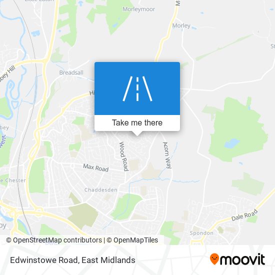 Edwinstowe Road map