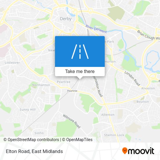 Elton Road map