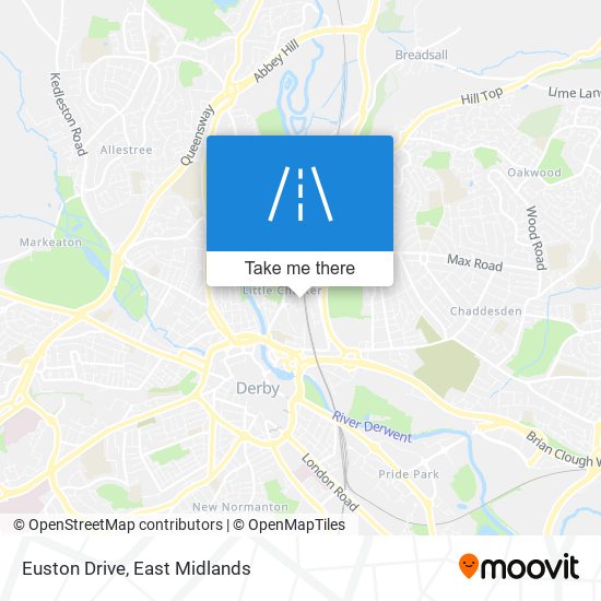 Euston Drive map