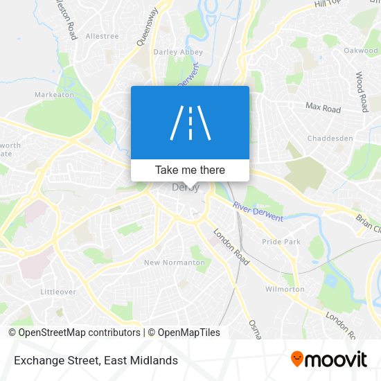 Exchange Street map