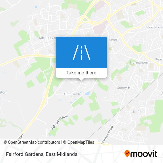 Fairford Gardens map