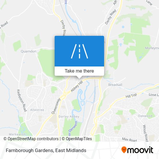 Farnborough Gardens map