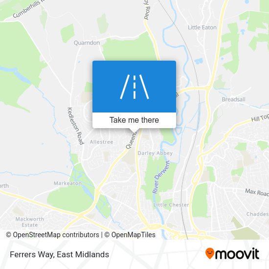 Ferrers Way map