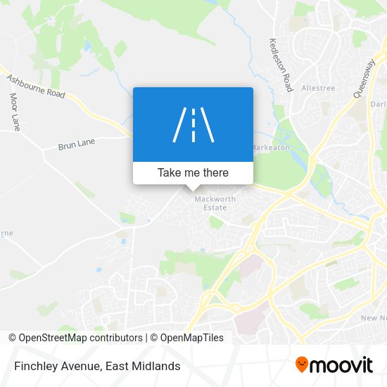 Finchley Avenue map